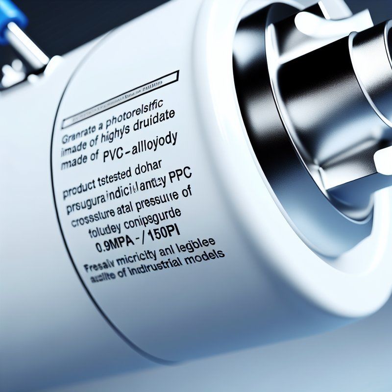 Highly Durable PVC Alloy with Testing Pressure 0.9Mpa 150psi According to Models